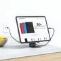 Aisens Soporte de Sobremesa Ajustable Tamaño M Negro para Móvil y Tablet